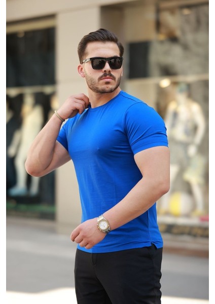 Erkek Bisiklet Yaka Basic Tişört fiyatları