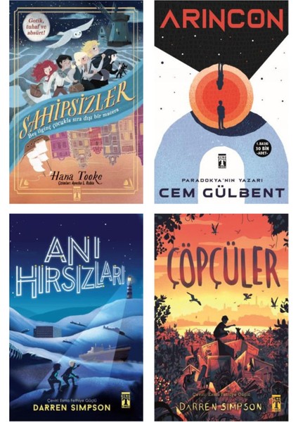 4 Kitap Bilim Kurgu - Fantastik Seti