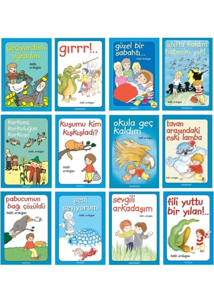 Fatih Erdoğan Seti (12 Kitap) - Geçiyordum Uğradım - Gırr-Güzel Bir Sabah+9 Kitap