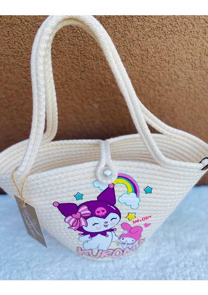 Hasır Çanta,Kuromi Çanta,Plaj Çantası modelleri