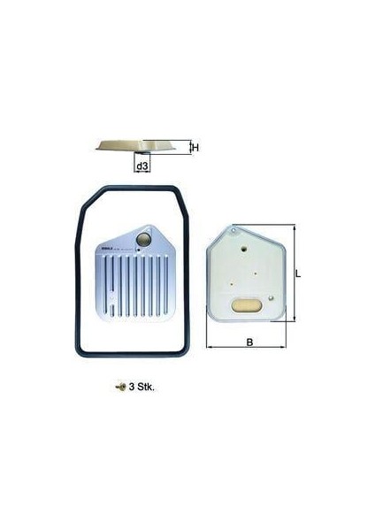 Otomatık Sanzıman Yagı Fıltre Setı Bmw E34 E39 E32 E38