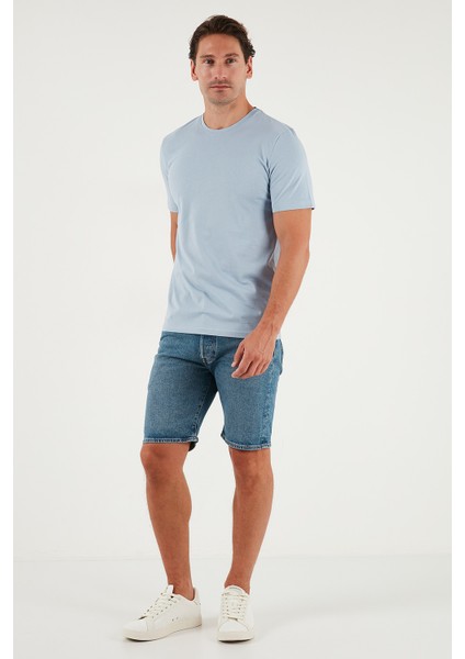 Pamuklu Regular Fit Bisiklet Yaka T Shirt Erkek T Shirt 59020204 modelleri