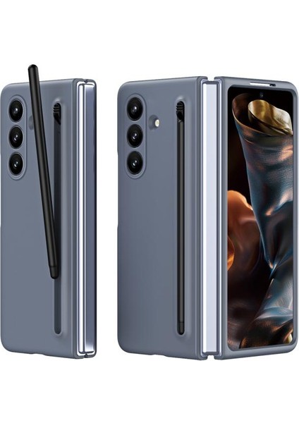 Samsung Galaxy Z Fold 7 Kılıf Skinfeel Shockproof Kalemli Kılıf