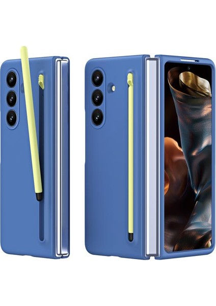 Samsung Galaxy Z Fold 7 Kılıf Skinfeel Shockproof Kalemli Kılıf
