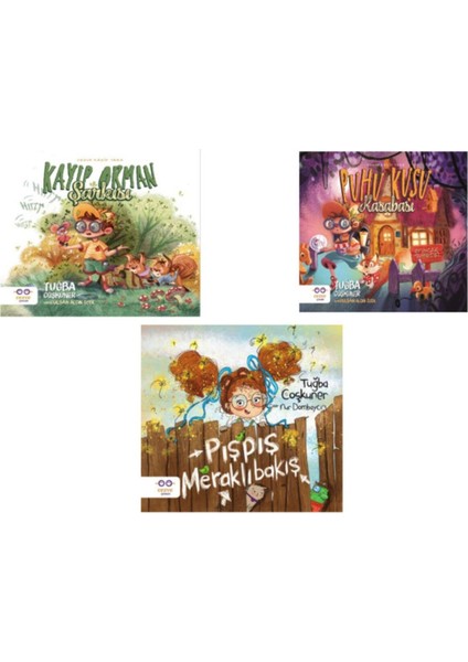 Tuğba Coşkuner Okul Öncesi Kitap Set 3 Kitap Cesur Kaşif Vera 1-2 / Pışpış Meraklı Bakış