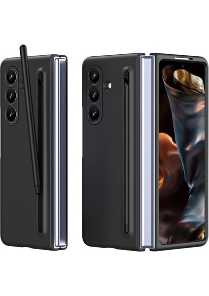 Samsung Galaxy Z Fold 7 Kılıf Skinfeel Shockproof Kalemli Kılıf