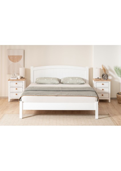 Prens Çocuk ve Genç Odası 160X200 Soft Beyaz Karyola