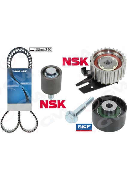 Eksantrik Gergi Kiti 188 Diş 24 mm Fıat Egea 21 Doblo 19 Alfa Romeo Tonale 21 Jeep Renegade 21 1.6d Mtj Euro 6