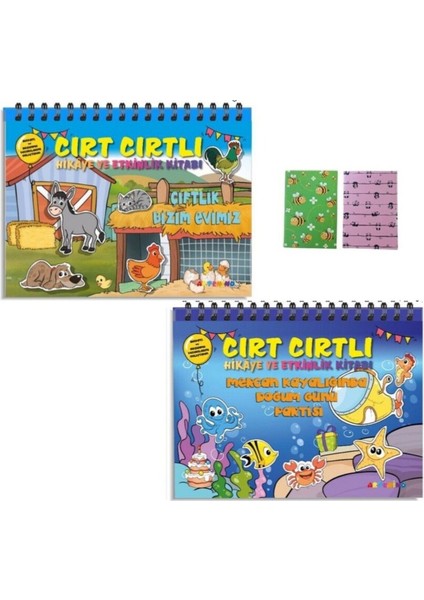 Cırt Cırtlı - Çiftlik Bizim Evimiz - Mercan Kayalığında Doğumgünü Partisi Cırt Cırtlı (2AD Defter H)