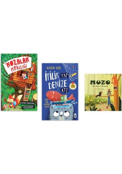 Set Kozalak Krallığı - Iyilik Yap Denize At - ( Muzo Kitabı Hediye)