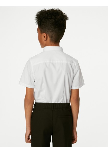 2'li Slim Fit Kısa Kollu Gömlek (2-18 Yaş) fırsatları