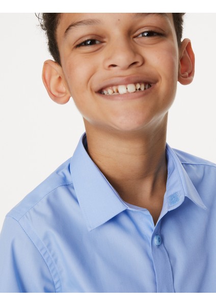 2'li Slim Fit Uzun Kollu Gömlek (2-18 Yaş) modelleri