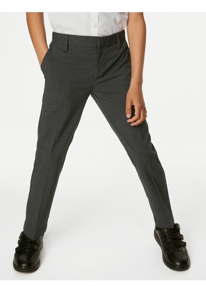 Slim Fit Okul Pantolonu (2-18 Yaş) fiyatları