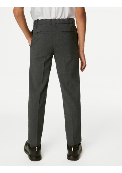 Slim Fit Okul Pantolonu (2-18 Yaş) modelleri