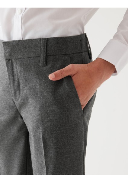 Slim Fit Okul Pantolonu (2-18 Yaş) fırsatları