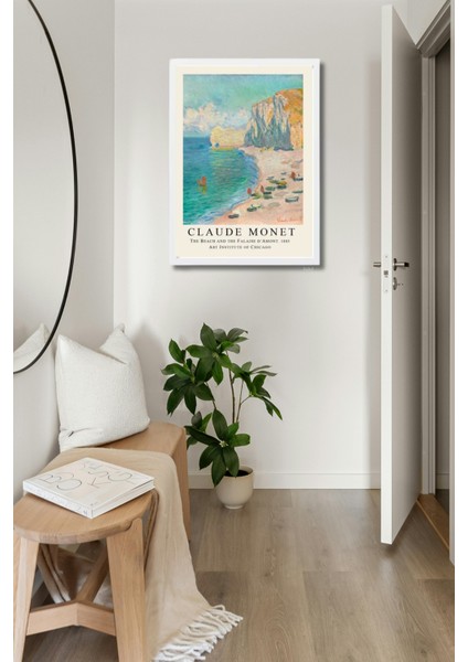 Claude Monet | Çerçeveli Mdf Sanat Tablosu | Modern Ev Ofis Dekorasyonu |