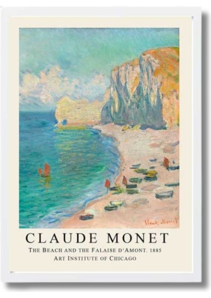 Claude Monet | Çerçeveli Mdf Sanat Tablosu | Modern Ev Ofis Dekorasyonu | fiyatları