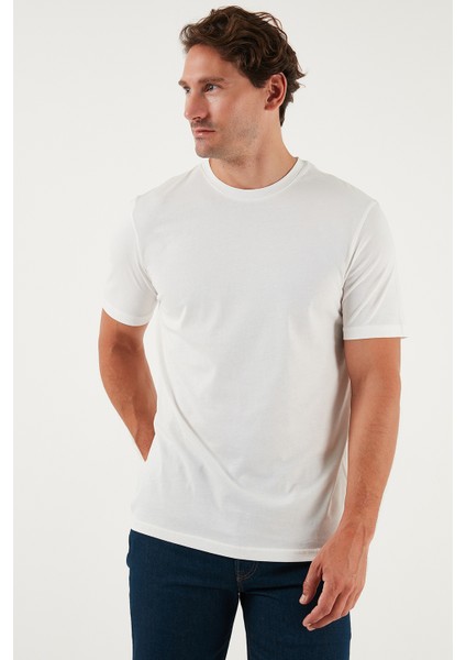 Pamuklu Regular Fit Bisiklet Yaka T Shirt Erkek T Shirt 59020204 indirimleri