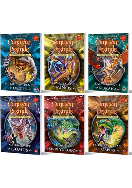 Canavar Peşinde Serisi Büyücünün Asası Macerası (49-54) Seti - (6 Kitap)