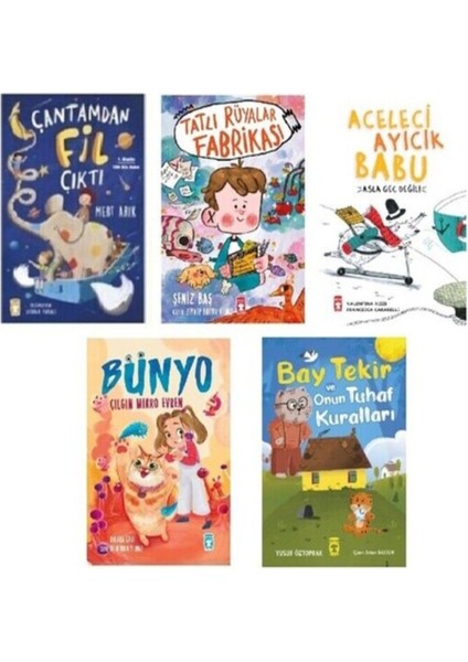 Çantamdan Fil Çıktı - Tatlı Rüyalar Fabrikası - Aceleci Ayıcık Babu - Bünyo - Bay Tekir