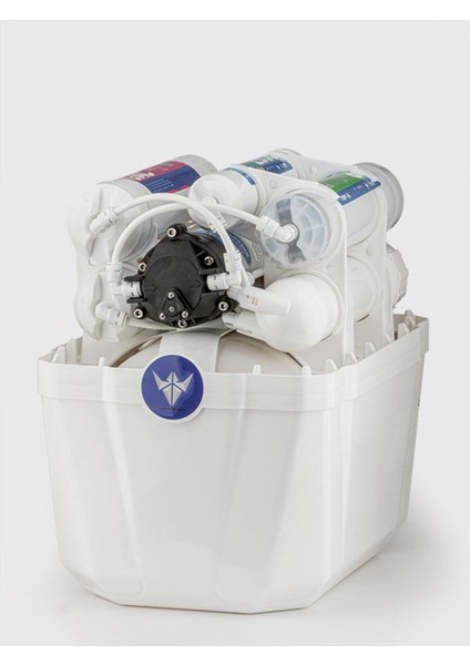 Flora Pompalı Tezgah Altı Su Arıtma Cihazı | 2.2 Galon (8 Litre) Metal Tank ile Güvenli Içme Suyu