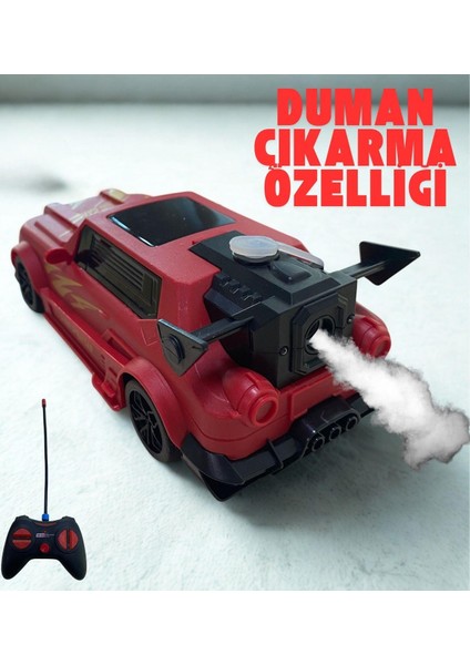 Şarjlı Duman Atan Oyuncak Araba - Stunt Spraycar