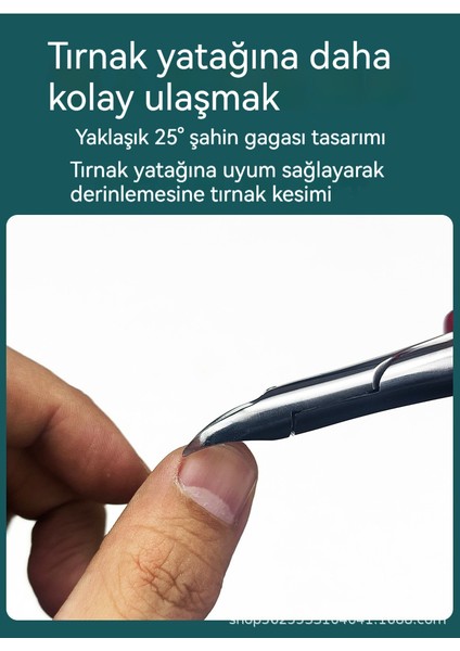 Bambu Desenli Olakron Tırnak Kesici, Tırnak Olukları Için Özel Tırnak Kesici, Pedikür Bıçağı, Eğik Ağız Olakron Pense (Yurt Dışından) fiyatları