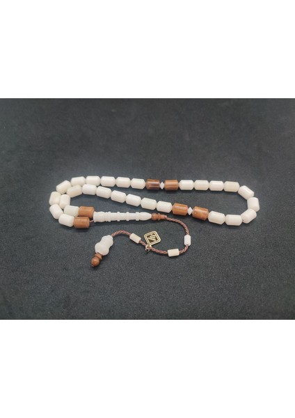 Iskeçeli Cemil Usta Eseri El Boy Imame Kalem Oyma Kuka Kombinli Deve Kemiği Sertifikalı 8272