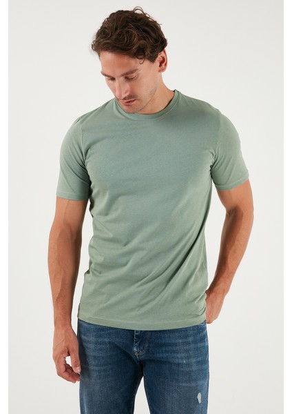 Pamuklu Regular Fit Bisiklet Yaka T Shirt Erkek T Shirt 59020204 modelleri