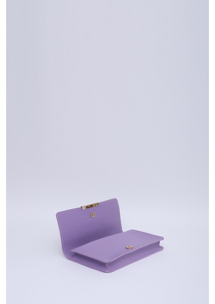 Lila SHK186 Suni Deri Tek Bölmeli Çıtçıtlı Zincir Askılı El , Kol ve Omuz Çantası indirimleri