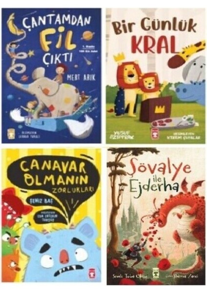 Çantamdan Fil Çıktı + Bir Günlük Kral + Canavar Olmanın Zorlukları + Şövalye ile Ejderha