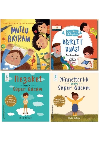 Mutlu Bayram - Bisiklet Duası + Nezaket ve Minnetlarlık Kitapları