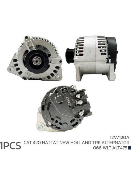 Alternatör 12V 120A Cat 420 Hattat New Holland Trk.