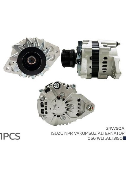 Alternatör 24V 50A Isuzu Npr Vakumsuz