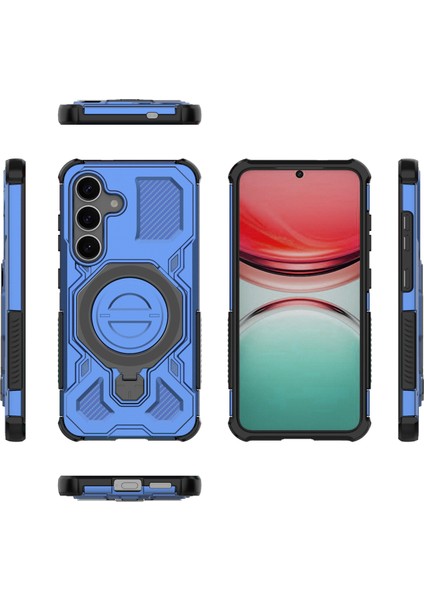 Ince Manyetik Yüzük Standlı Kılıf Samsung Galaxy S25 Için, Darbeye Dayanıklı Hava Yastıklı Köşeler, Hafif Tasarım (Yurt Dışından) fiyatları