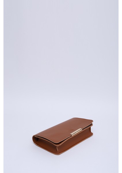 Taba SHK186 Suni Deri Tek Bölmeli Çıtçıtlı Zincir Askılı El , Kol ve Omuz Çantası