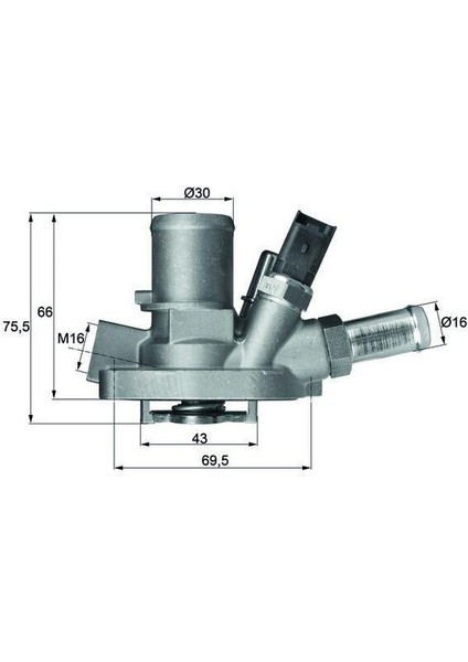 Termostat Komple Lınea-Bravo Iı-Grande Punto 1.4 T-Jet 07 G1019.80