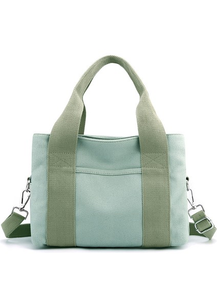 Basit ve Şık Kore Tarzı Düz Renk Büyük Kapasiteli Kanvas Çanta (Yurt Dışından)