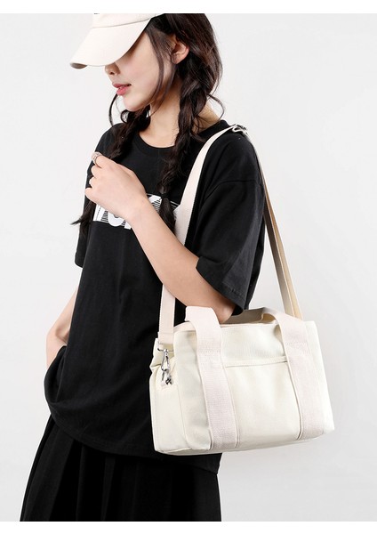 Basit ve Şık Kore Tarzı Düz Renk Büyük Kapasiteli Kanvas Çanta (Yurt Dışından) indirimleri