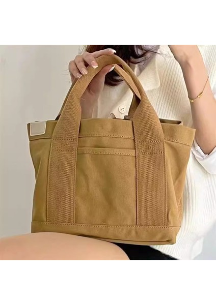 Tuval Basit Çok Katmanlı Bento Gün Yok Rahat Çanta (Yurt Dışından) fiyatları