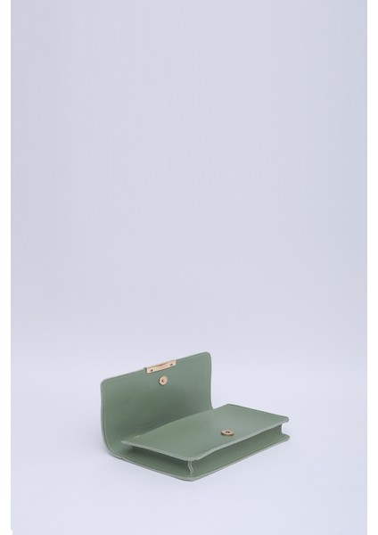 Mint Yeşil SHK186 Suni Deri Tek Bölmeli Çıtçıtlı Zincir Askılı El , Kol ve Omuz Çantası indirimleri