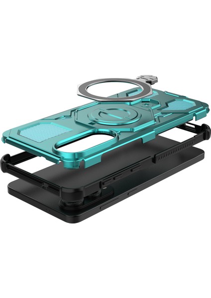 Ince Manyetik Yüzük Standlı Kılıf Samsung Galaxy S25 Edge Için, Darbeye Dayanıklı Hava Yastıklı Köşeler, Hafif Tasarım (Yurt Dışından) modelleri