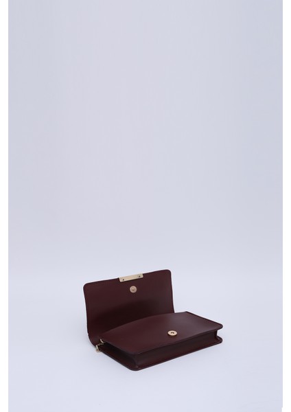 Bordo SHK186 Suni Deri Tek Bölmeli Çıtçıtlı Zincir Askılı El , Kol ve Omuz Çantası indirimleri