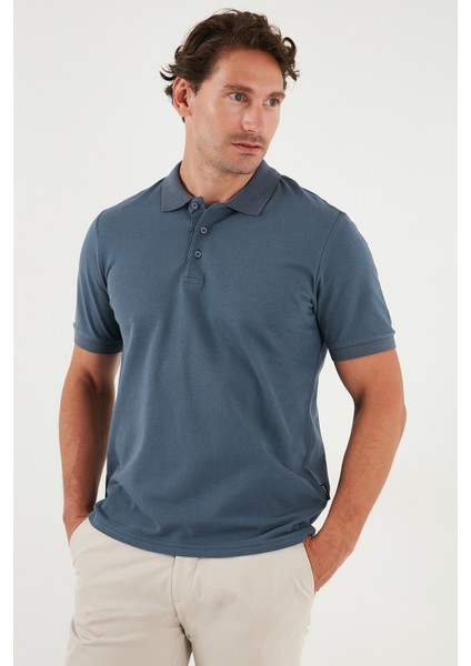 Pamuklu Regular Fit Düğmeli Polo Yaka T Shirt Erkek Polo Yaka T Shirt 5902127 fırsatları