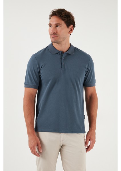 Pamuklu Regular Fit Düğmeli Polo Yaka T Shirt Erkek Polo Yaka T Shirt 5902127 indirimleri