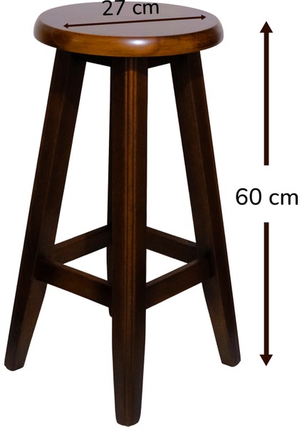 Ahşap Bar Taburesi 60 cm fiyatları