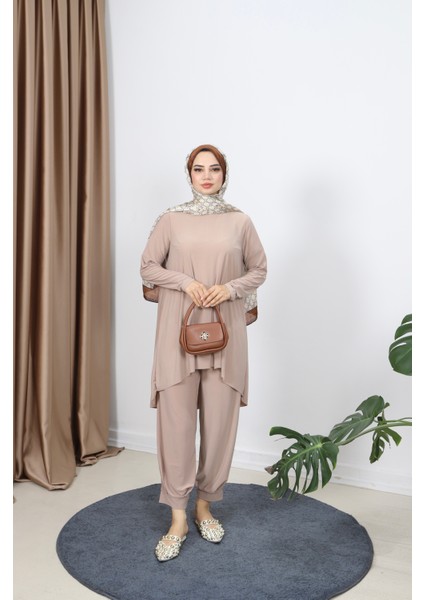 Sade Spor Şalvar Takım