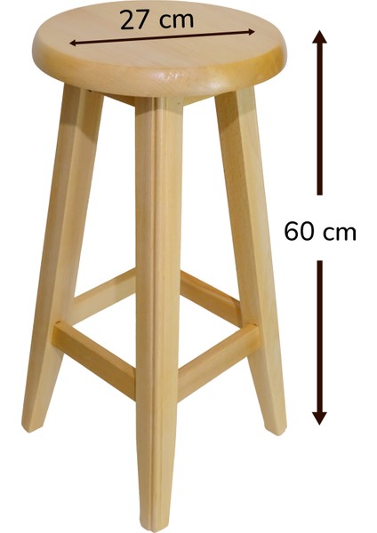 Ahşap Bar Taburesi 60 cm fiyatları