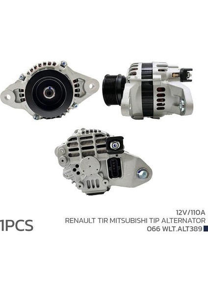 Alternatör 24V 110A Renault Tır Mıtsubıshı Tıp