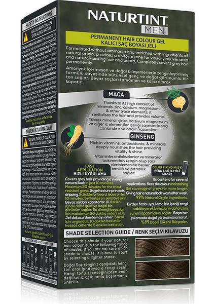 Men 6n Koyu Sarı Erkekler Için Doğal Saç Boyası 170ml modelleri